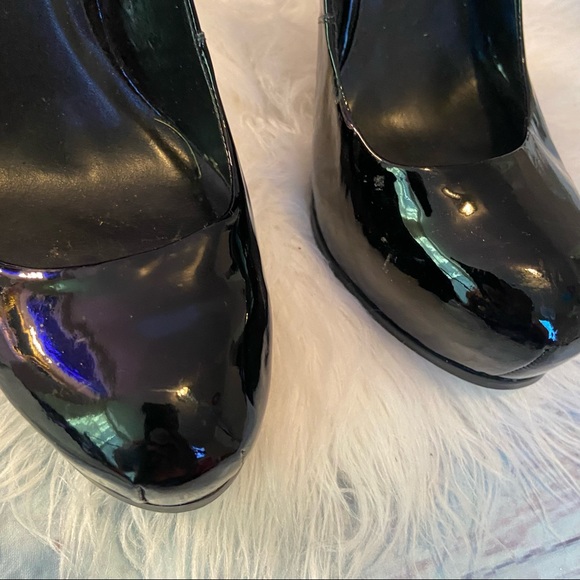 Kelsi Dagger black platform pumps sz7.5 - Picture 4 of 9